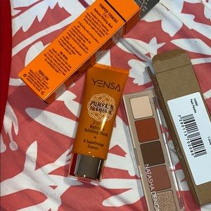 Yensa pumpkin Turmeric mask and Natasha Denona